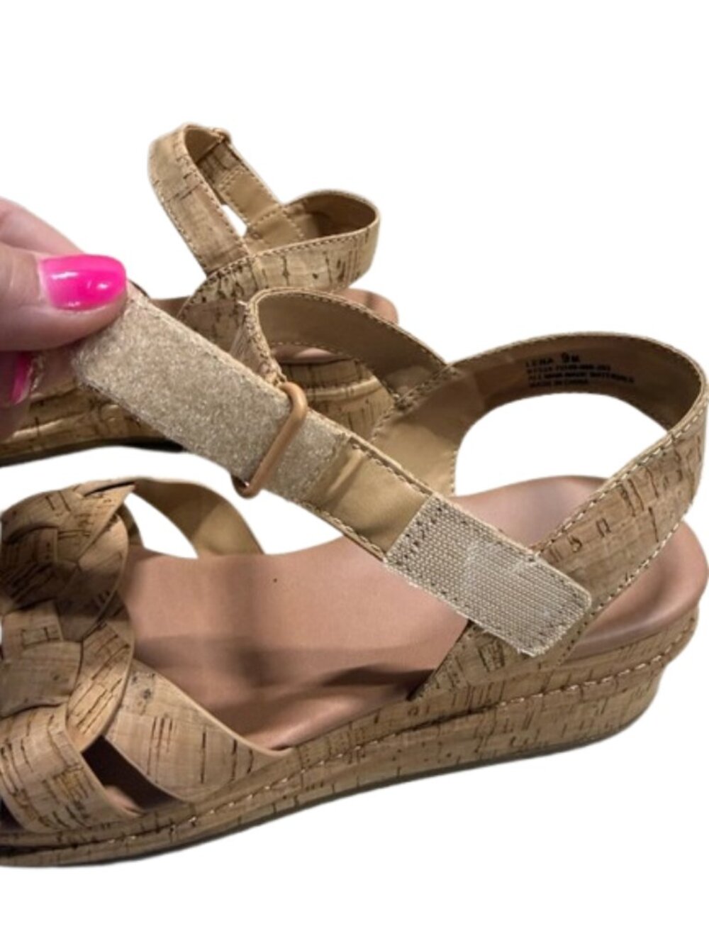 Baretraps Lena Wedge Sandals Size 9 NWOT - Picture 6 of 7